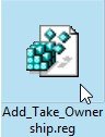 add take ownership to files and folders context menu in windows 8.1