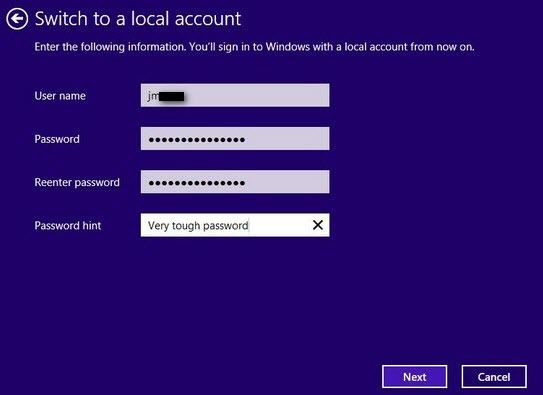 how to change my microsoft account