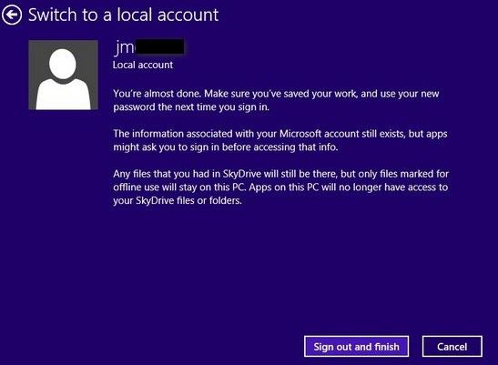 change email address to login windows 8