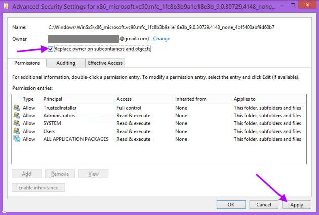 how to add the take ownership entry to right-click menu in windows 8