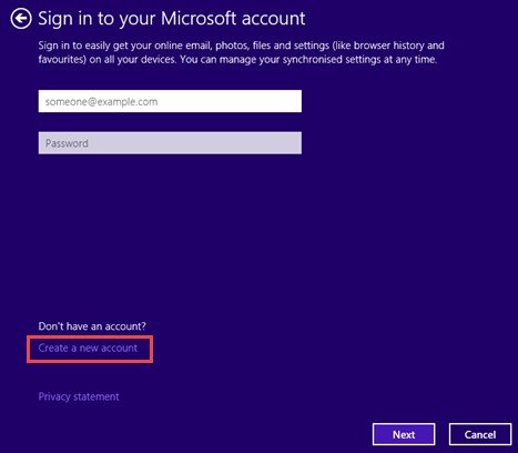 change local account to microsoft account in windows 8.1