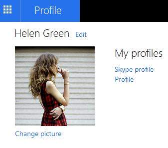 microsoft account change picture