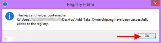 add the take ownership option to context menu in windows 8.1