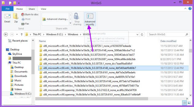 add take ownership to files and folders context menu in windows 8.1