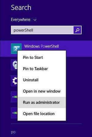 run powershell