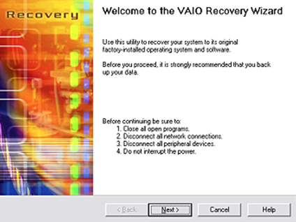 sony vaio recovery disk vpceh12fx