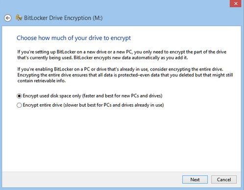 how to password protect a hard drive on windows 8