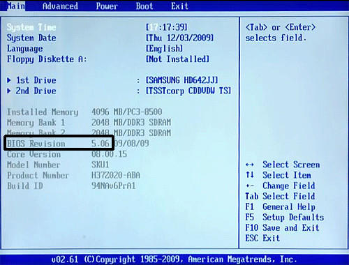 hp envy 23 boot from usb