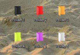 folder icon color changed