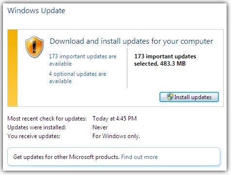 install update