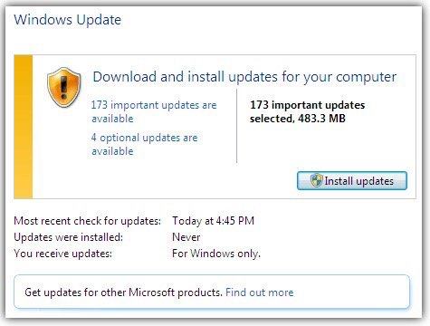 install update