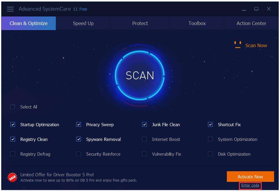 iobit advanced systemcare 11 free