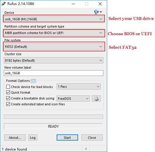 how to use usb device for hirens