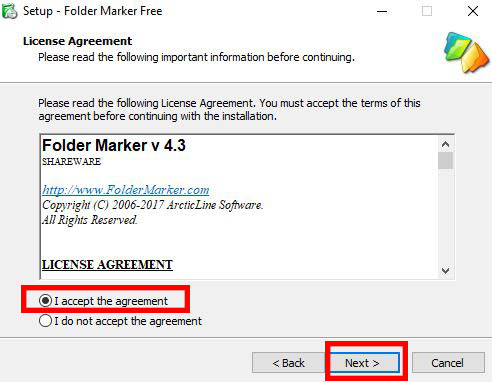 set up folder maker