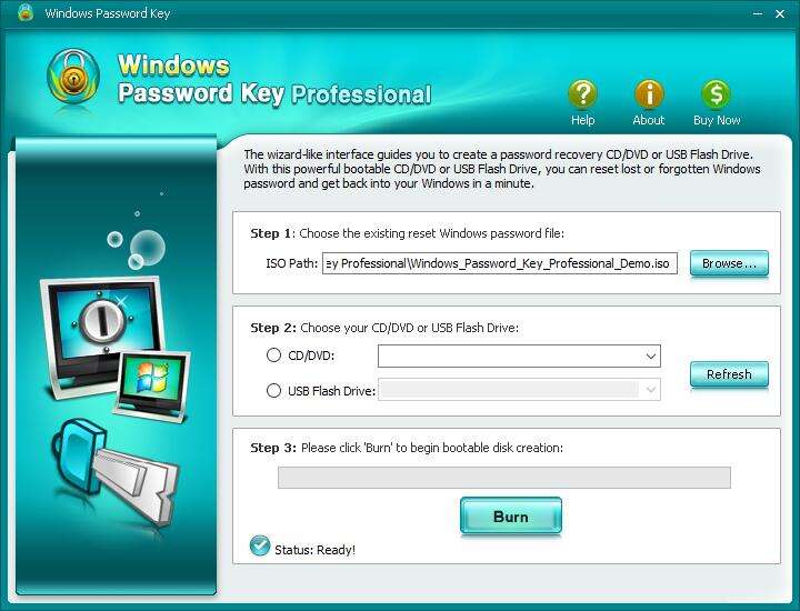 windows password key 