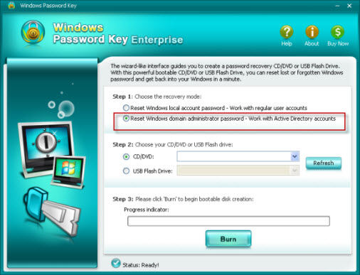 reset windows server 2012 password