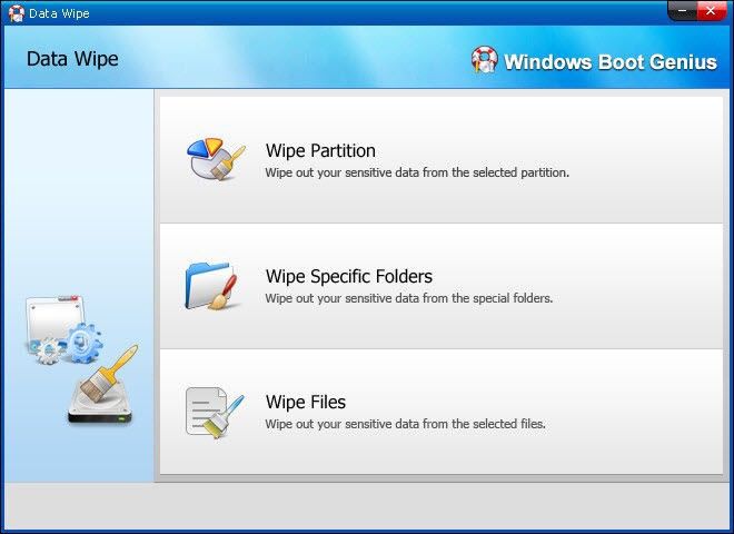 wipe specific folders