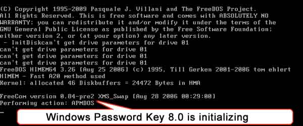 windows vista password key disk