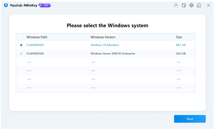 windows password key crack