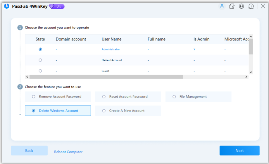 reset windows server raid password